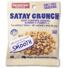 Harvest Box Satay Crunch 45g - Carton of 120 - $1.70/Unit + GST Harvest Box Satay Crunch 45g - Carton of 120 - $1.70/Unit + GST